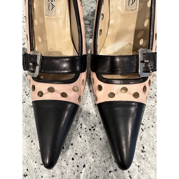 Via Spiga Pointed Toe Leather Heels. Size 8.5 - Picture 7 of 15